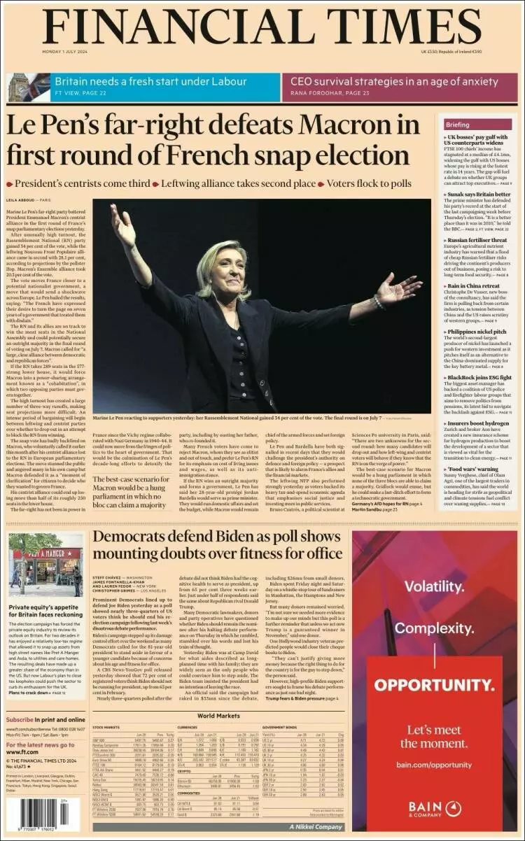 Prima-pagina-financial-times-edizione-di-oggi-2024-07-01