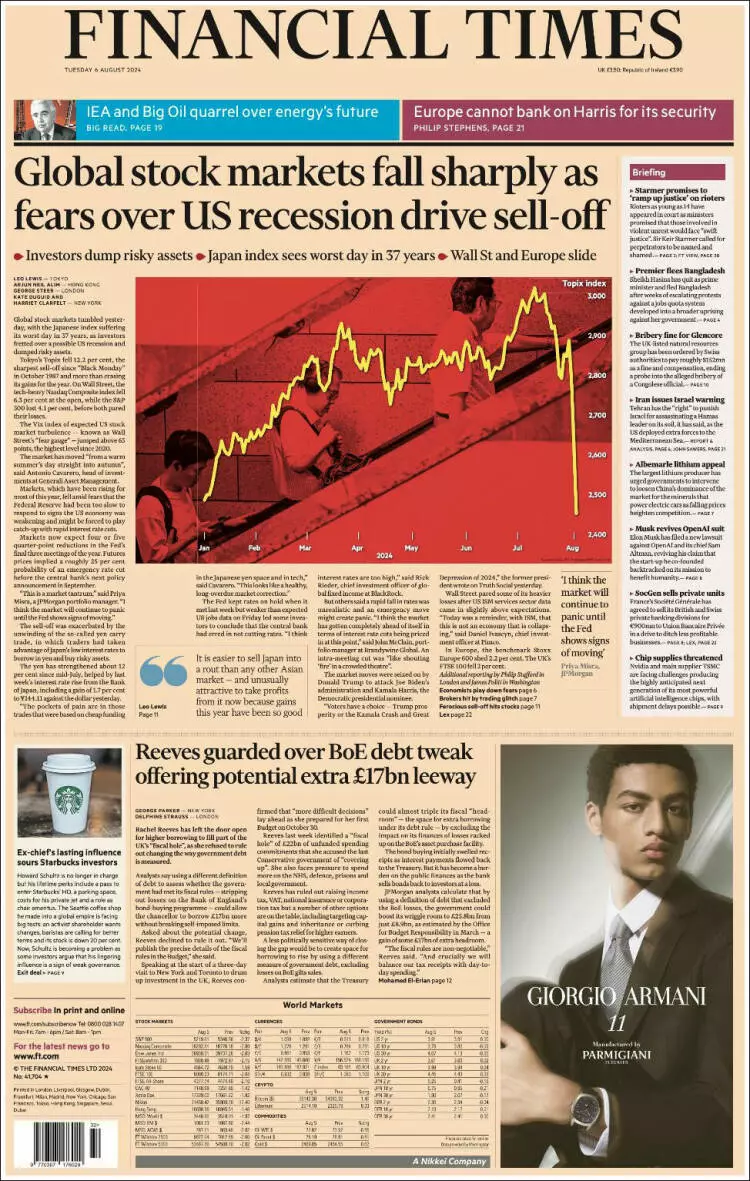 Prima-pagina-financial-times-edizione-di-oggi-2024-08-06