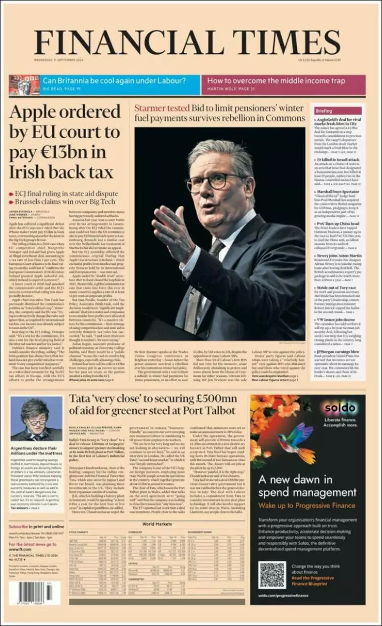 Prima-pagina-financial-times-edizione-di-oggi-2024-09-11