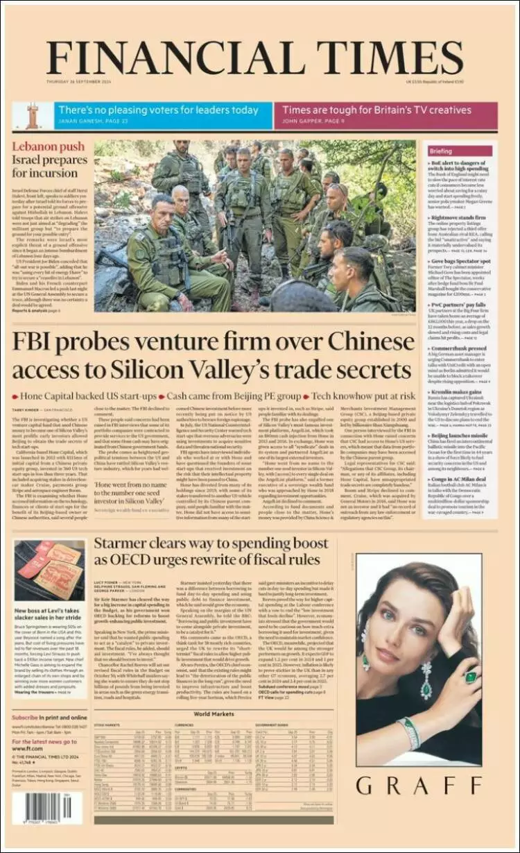 Prima-pagina-financial-times-edizione-di-oggi-2024-09-26