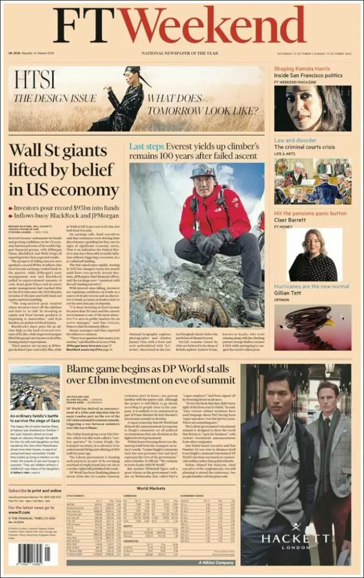 Prima-pagina-financial-times-edizione-di-oggi-2024-10-12