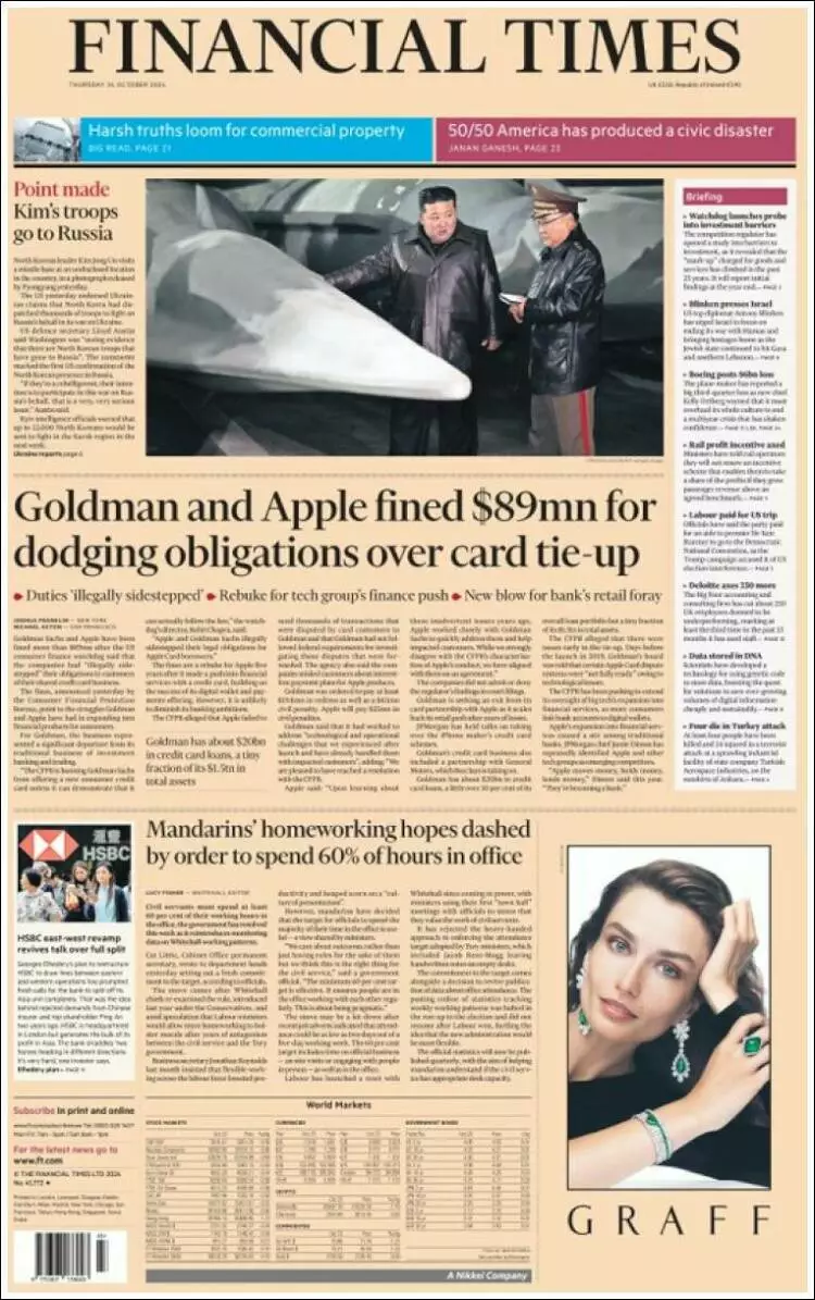 Prima-pagina-financial-times-edizione-di-oggi-2024-10-24