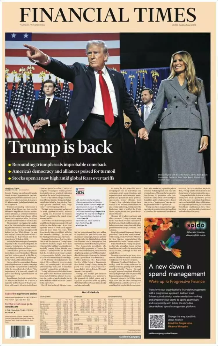 Prima-pagina-financial-times-edizione-di-oggi-2024-11-07