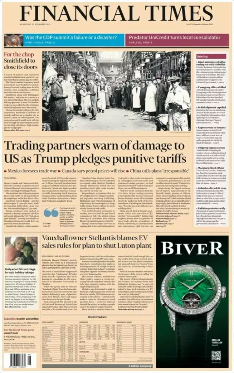 Prima-pagina-financial-times-edizione-di-oggi-2024-11-27