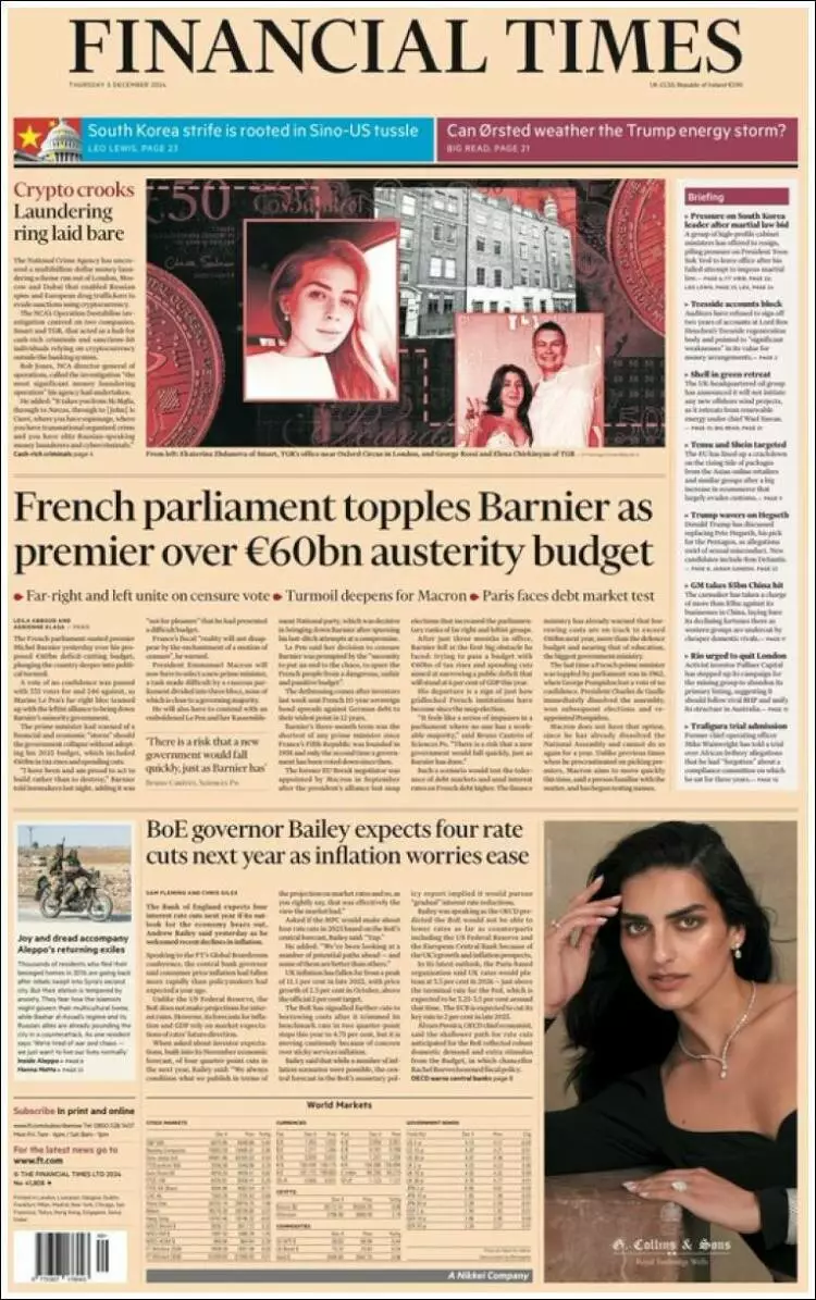 Prima-pagina-financial-times-edizione-di-oggi-2024-12-05