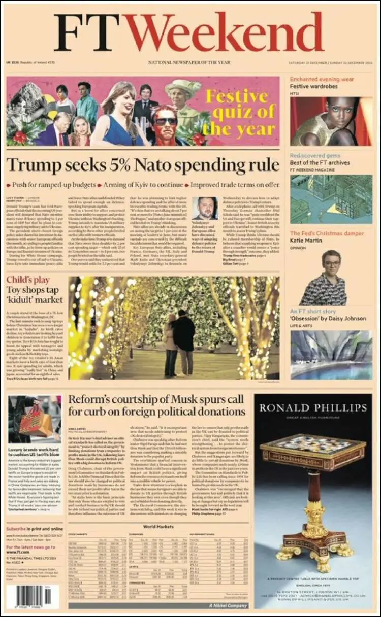 Prima-pagina-financial-times-edizione-di-oggi-2024-12-21