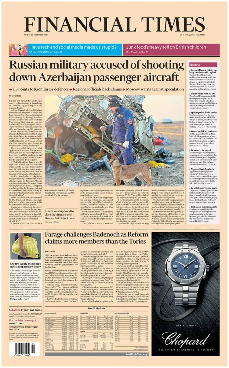 Prima-pagina-financial-times-edizione-di-oggi-2024-12-27