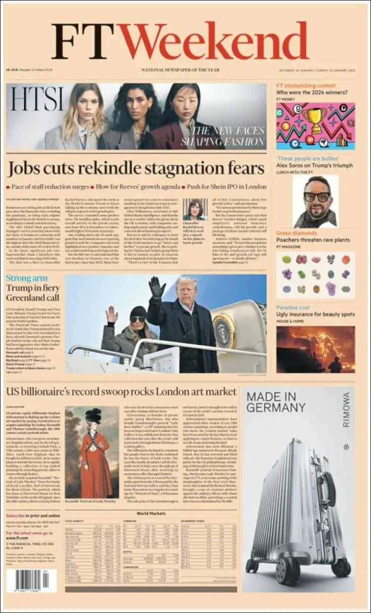 Prima-pagina-financial-times-edizione-di-oggi-2025-01-25