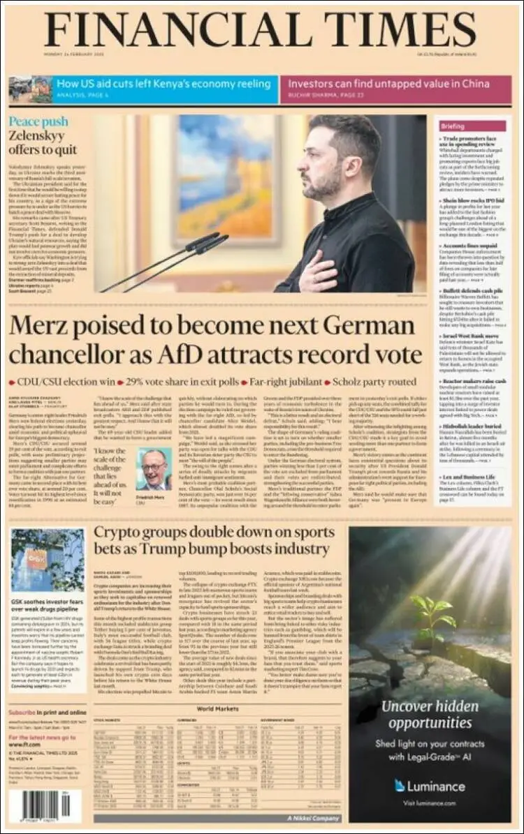 Prima-pagina-financial-times-edizione-di-oggi-2025-02-24