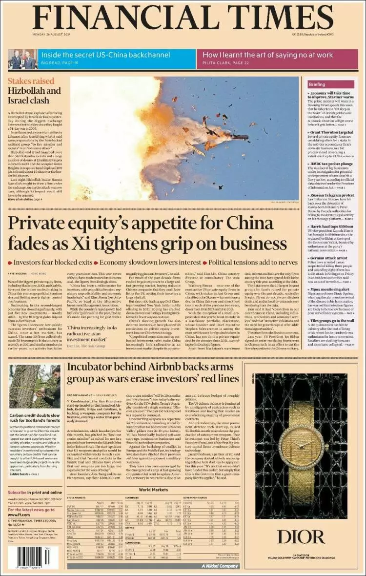 Prima-pagina-financial-times-edizione-di-oggi-26-08-2024