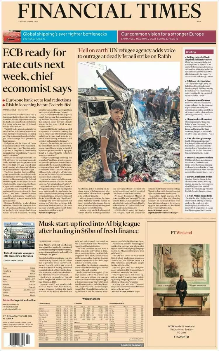 Prima-pagina-financial-times-edizione-di-oggi-28-05-2024