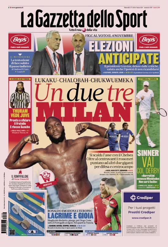 Prima-pagina-gazzetta-dello-sport-edizione-di-oggi-02-07-2024