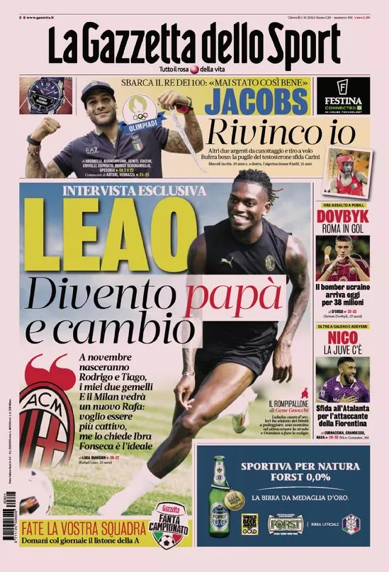 Prima-pagina-gazzetta-dello-sport-edizione-di-oggi-02-08-2024