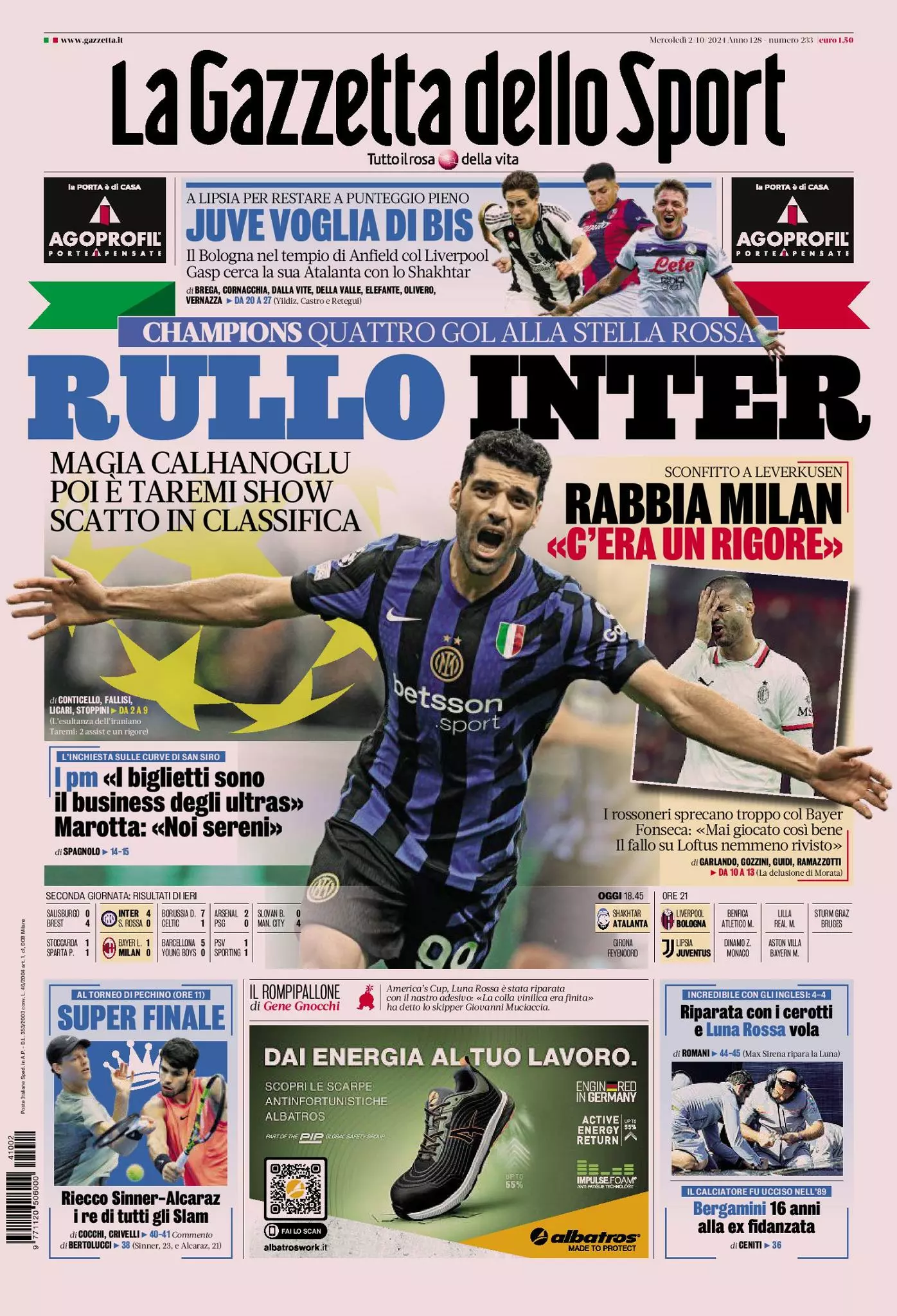 Prima-pagina-gazzetta-dello-sport-edizione-di-oggi-02-10-2024