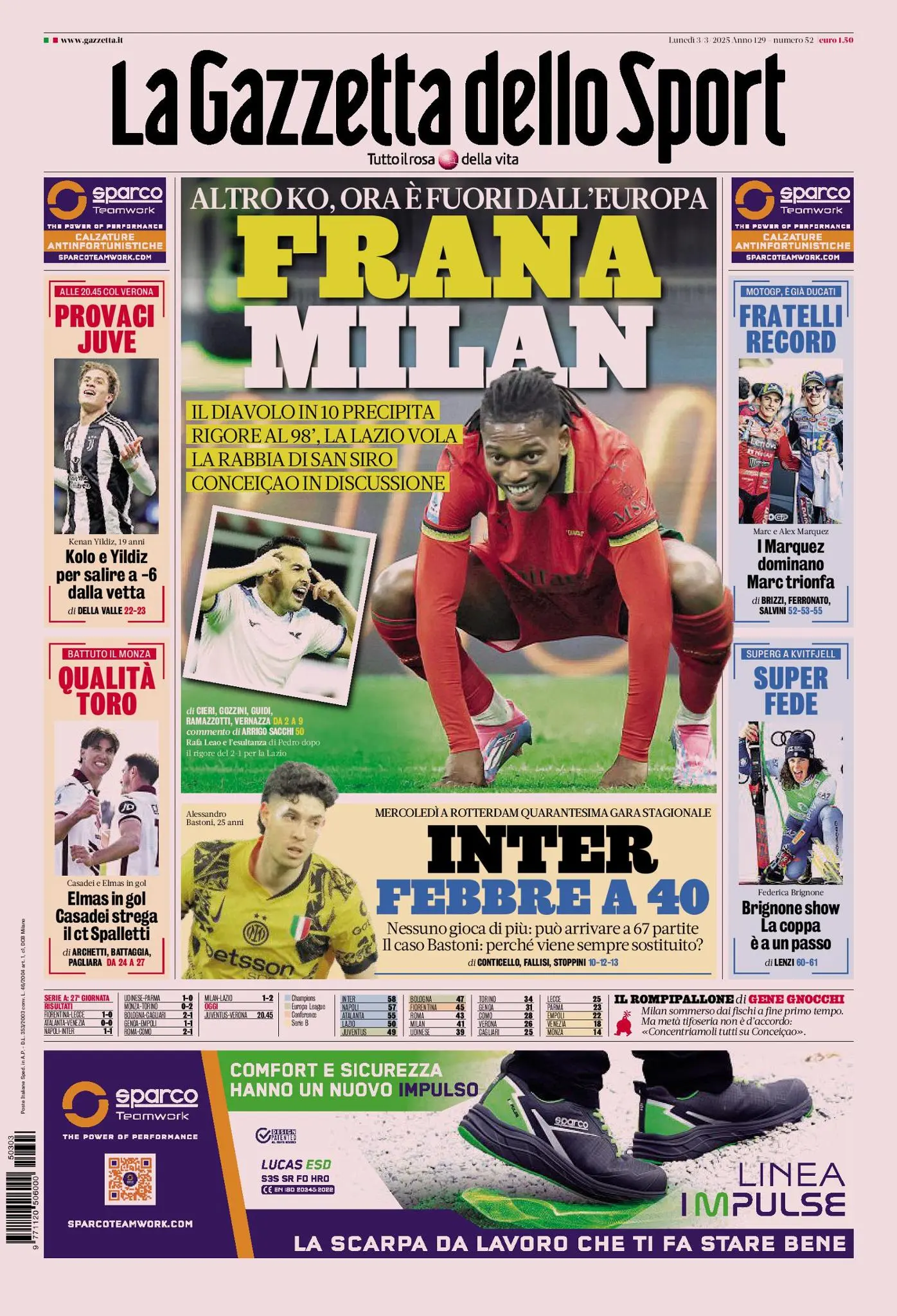 Prima-pagina-gazzetta-dello-sport-edizione-di-oggi-03-03-2025