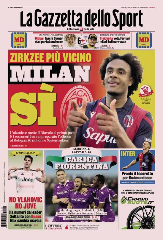 Prima-pagina-gazzetta-dello-sport-edizione-di-oggi-04-04-2024