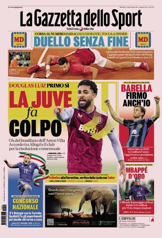 Prima-pagina-gazzetta-dello-sport-edizione-di-oggi-04-06-2024