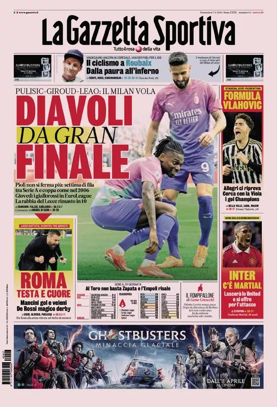 Prima-pagina-gazzetta-dello-sport-edizione-di-oggi-07-04-2024