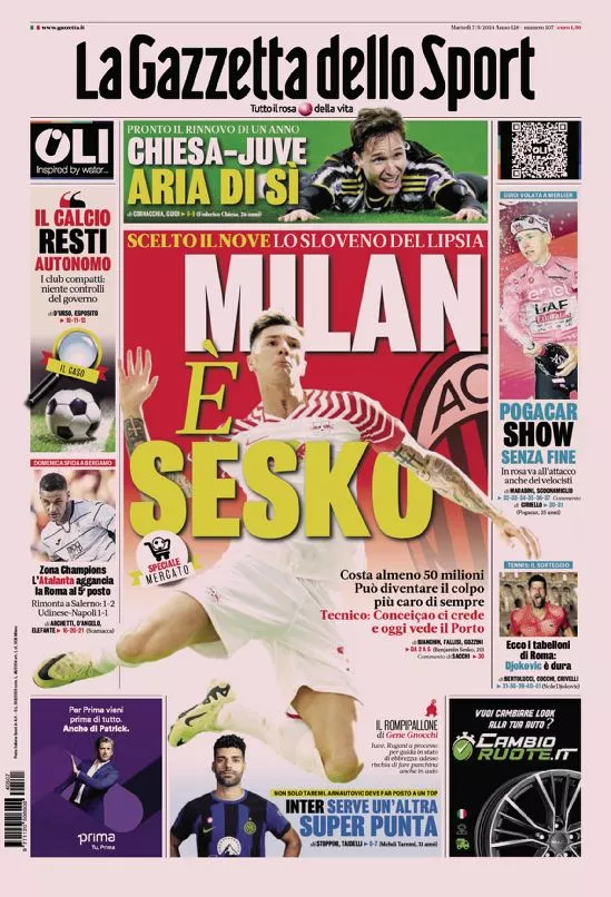 Prima-pagina-gazzetta-dello-sport-edizione-di-oggi-07-05-2024