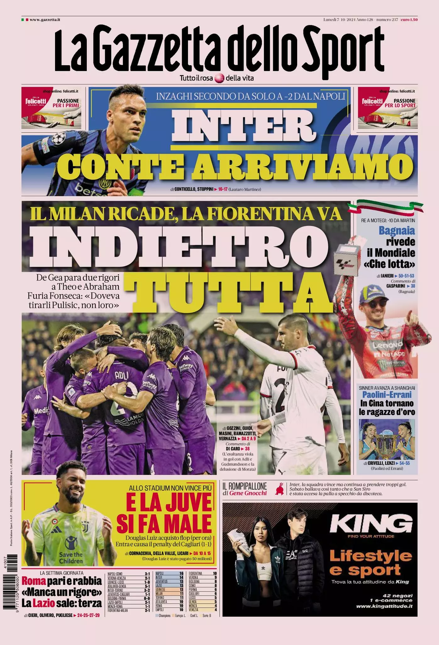 Prima-pagina-gazzetta-dello-sport-edizione-di-oggi-07-10-2024