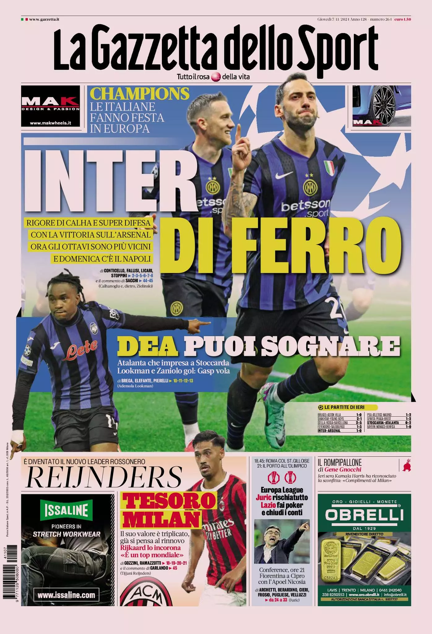 Prima-pagina-gazzetta-dello-sport-edizione-di-oggi-07-11-2024