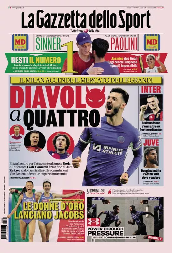 Prima-pagina-gazzetta-dello-sport-edizione-di-oggi-08-06-2024