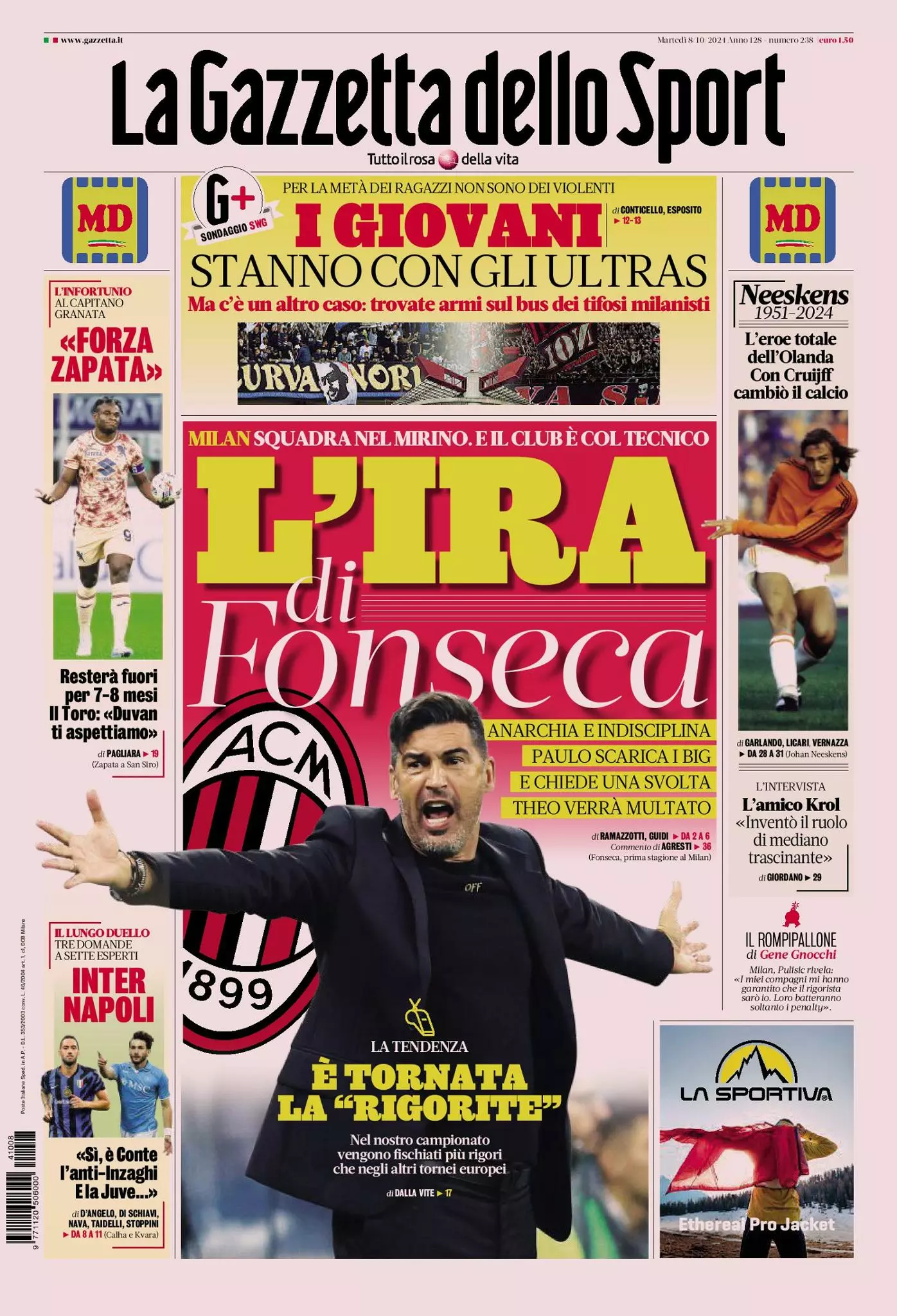 Prima-pagina-gazzetta-dello-sport-edizione-di-oggi-08-10-2024