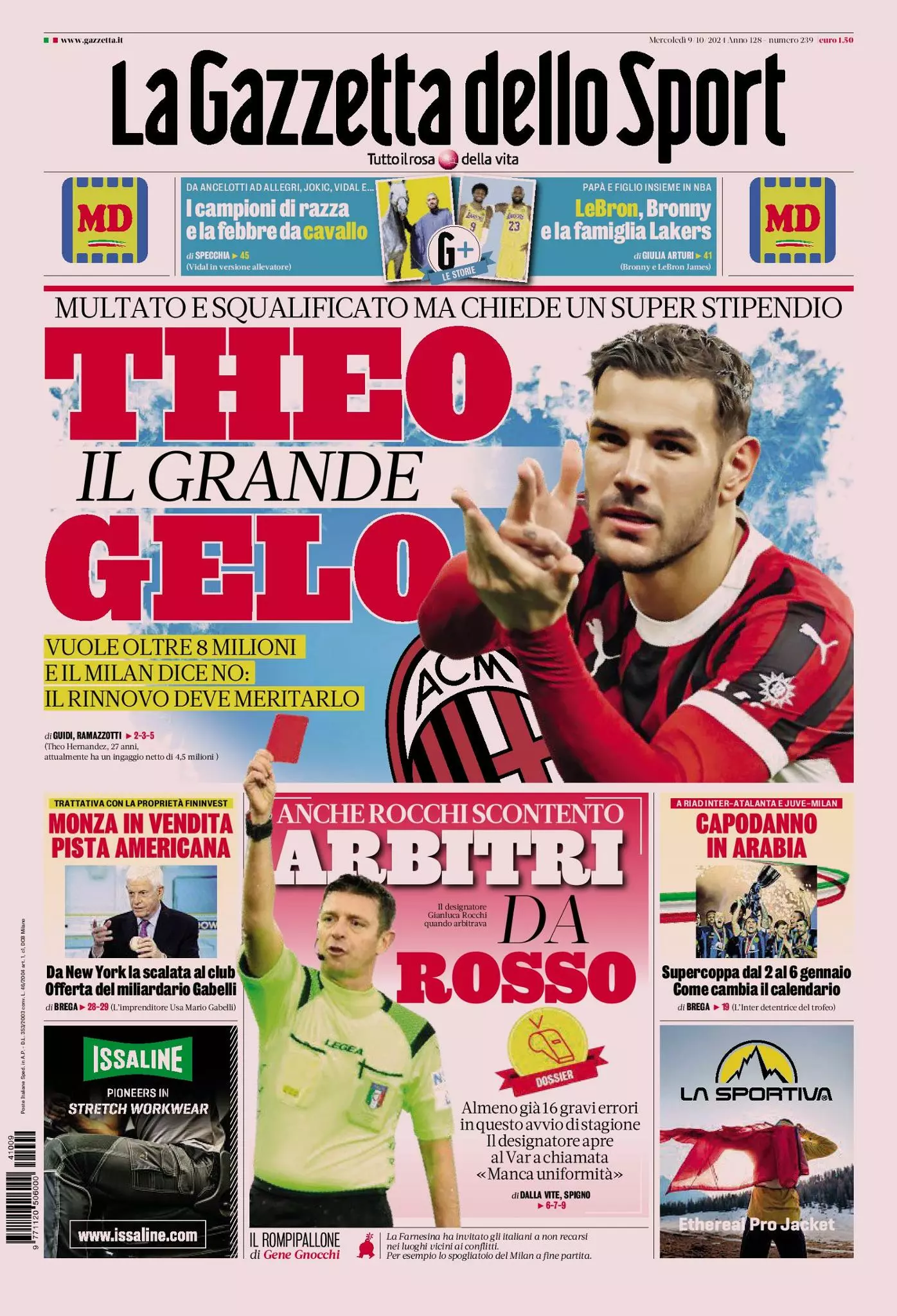 Prima-pagina-gazzetta-dello-sport-edizione-di-oggi-09-10-2024