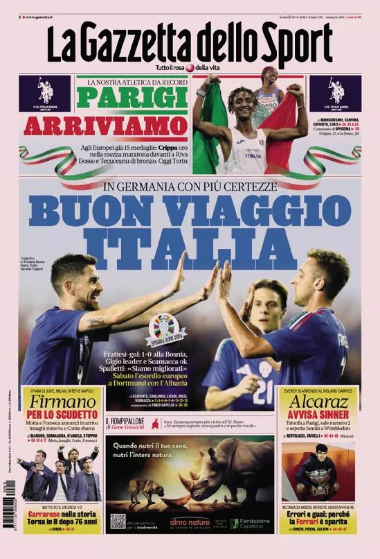 Prima-pagina-gazzetta-dello-sport-edizione-di-oggi-10-06-2024