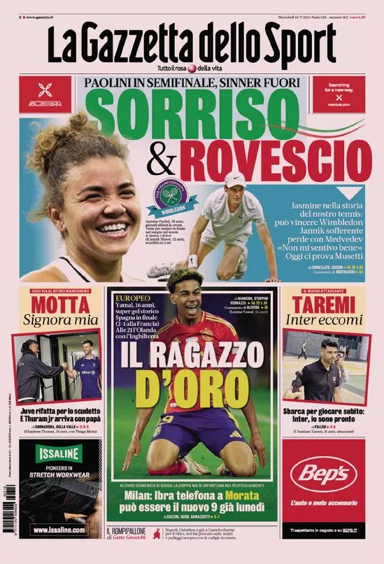 Prima-pagina-gazzetta-dello-sport-edizione-di-oggi-10-07-2024