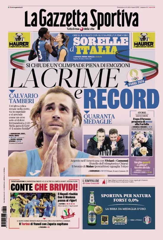 Prima-pagina-gazzetta-dello-sport-edizione-di-oggi-11-08-2024