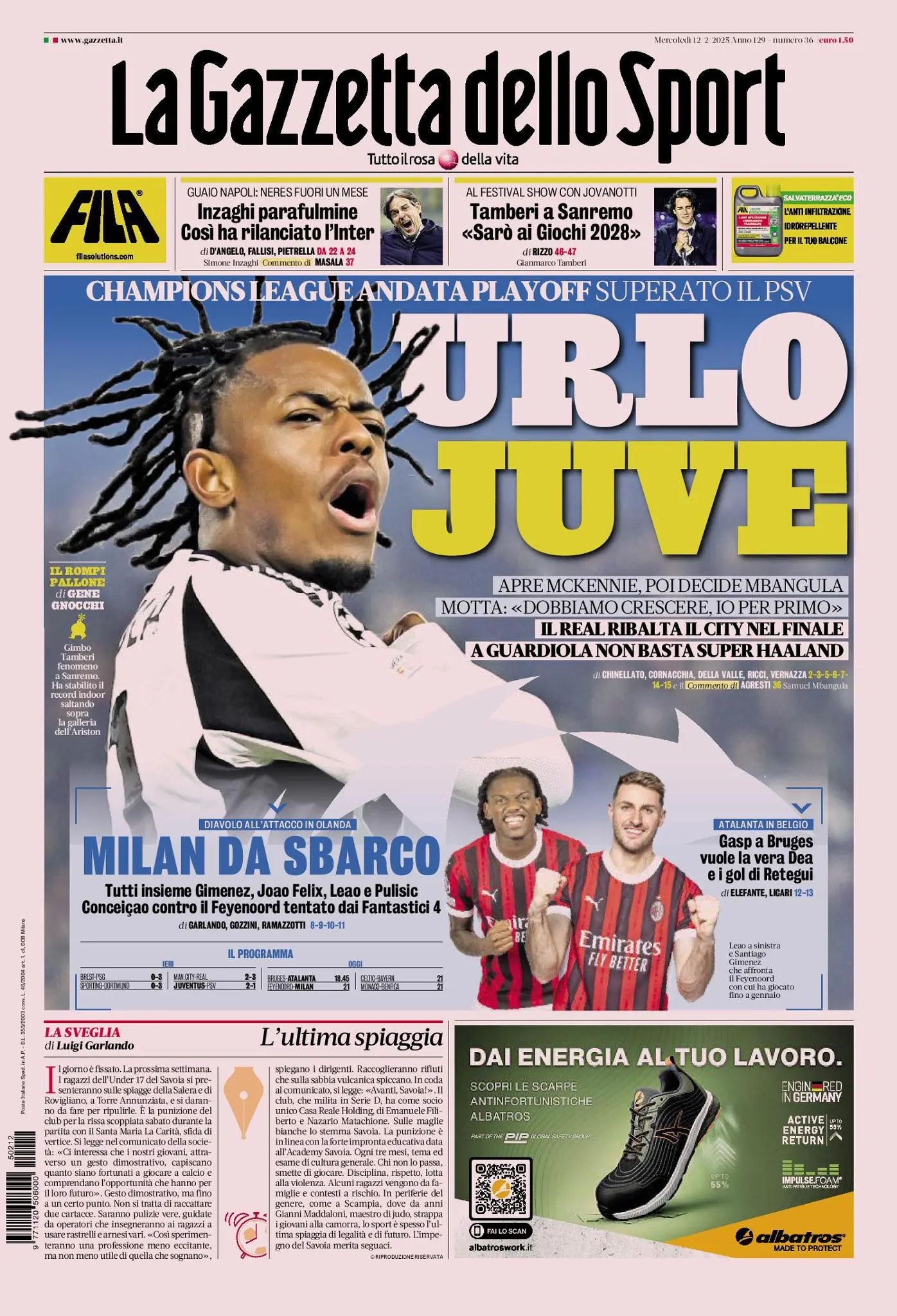 Prima-pagina-gazzetta-dello-sport-edizione-di-oggi-12-02-2025