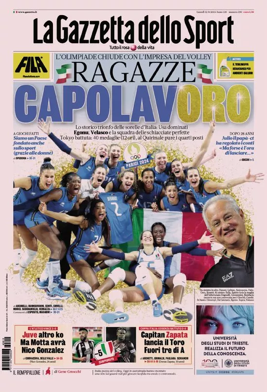 Prima-pagina-gazzetta-dello-sport-edizione-di-oggi-12-08-2024