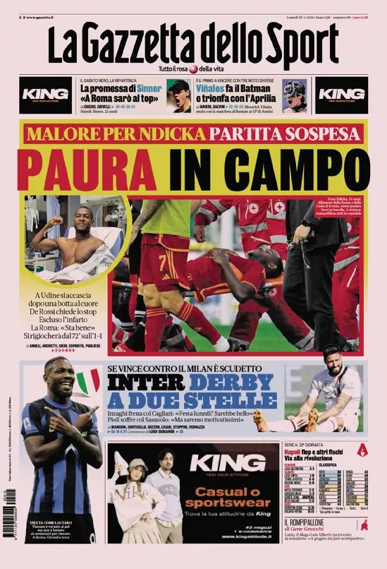 Prima-pagina-gazzetta-dello-sport-edizione-di-oggi-15-04-2024