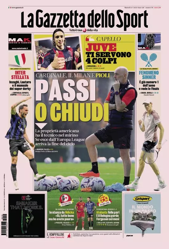 Prima-pagina-gazzetta-dello-sport-edizione-di-oggi-16-04-2024