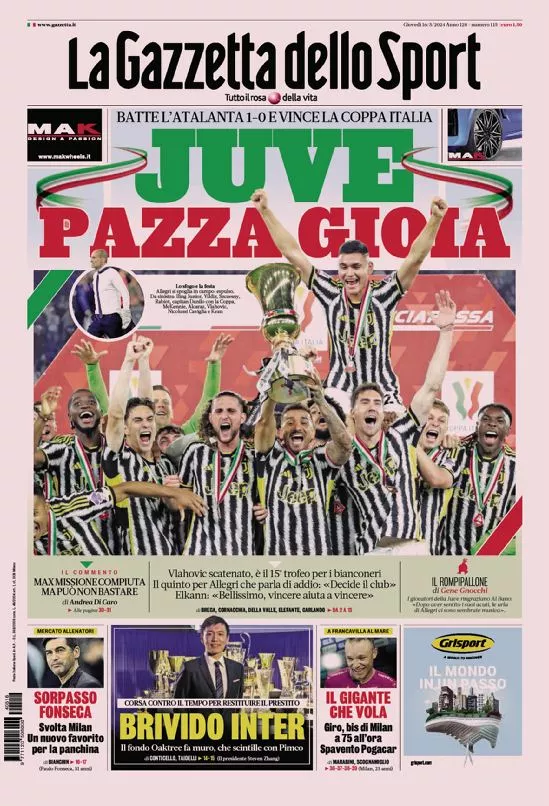 Prima-pagina-gazzetta-dello-sport-edizione-di-oggi-16-05-2024