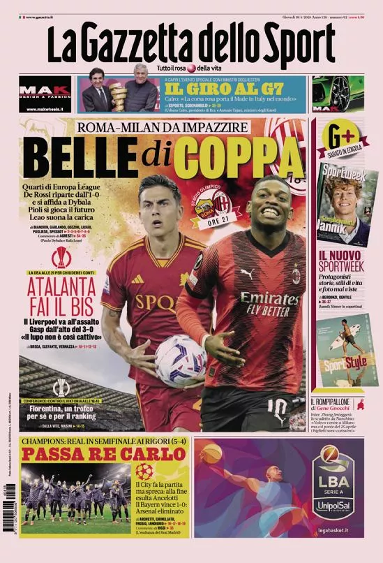 Prima-pagina-gazzetta-dello-sport-edizione-di-oggi-18-04-2024