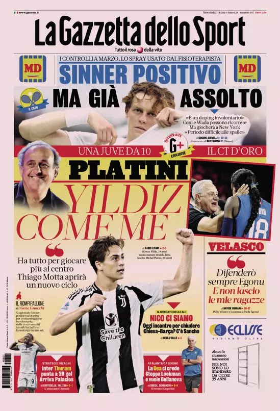 Prima-pagina-gazzetta-dello-sport-edizione-di-oggi-21-08-2024