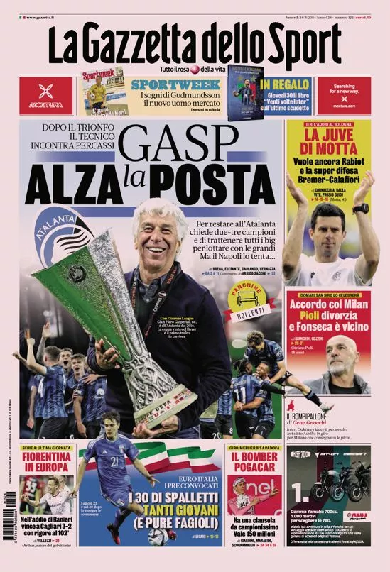 Prima-pagina-gazzetta-dello-sport-edizione-di-oggi-24-05-2024