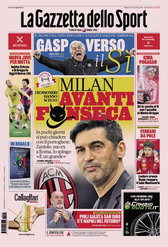 Prima-pagina-gazzetta-dello-sport-edizione-di-oggi-25-05-2024