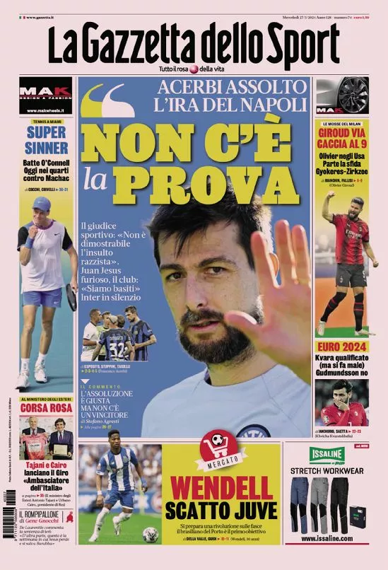 Prima-pagina-gazzetta-dello-sport-edizione-di-oggi-27-03-2024