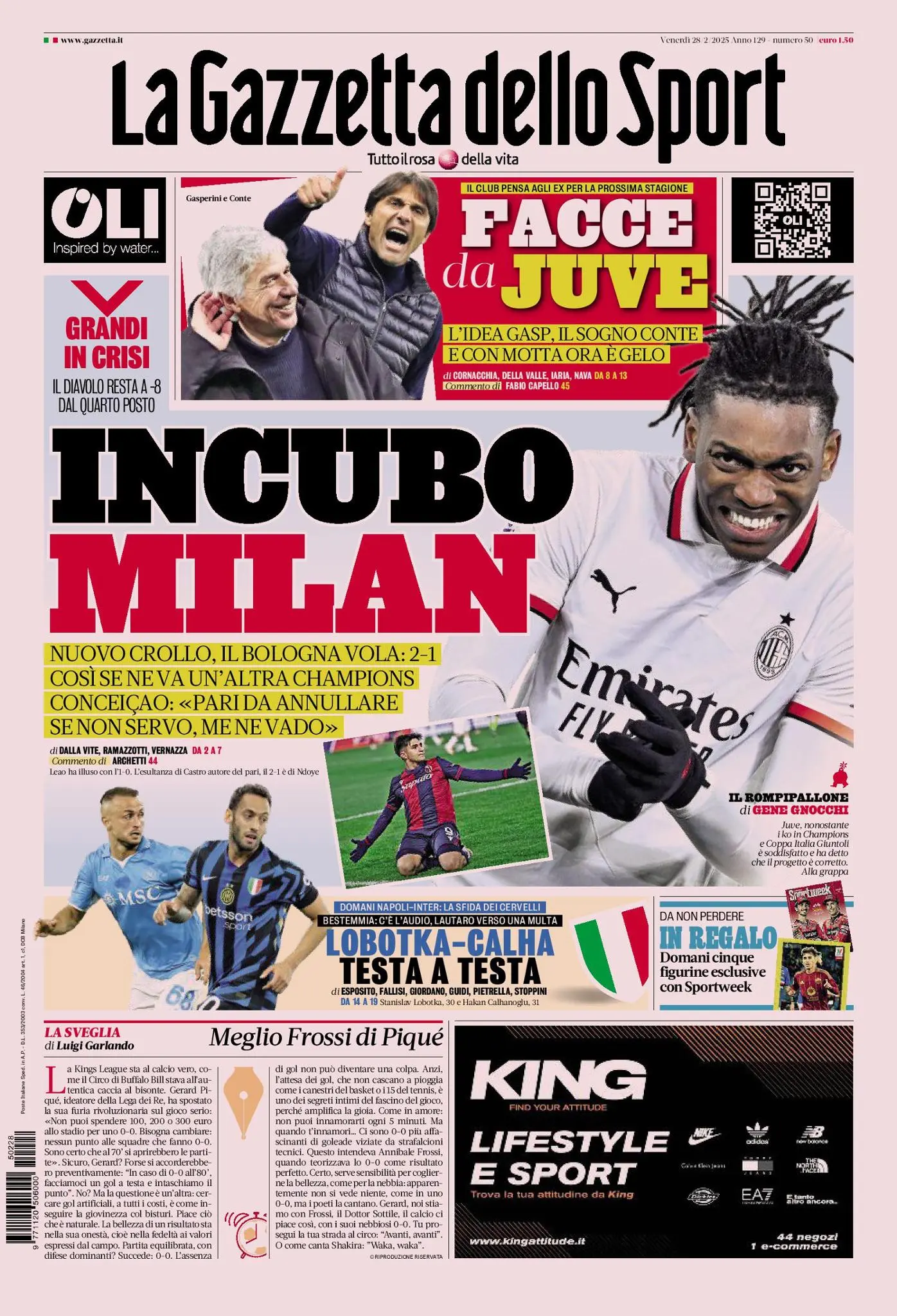 Prima-pagina-gazzetta-dello-sport-edizione-di-oggi-28-02-2025