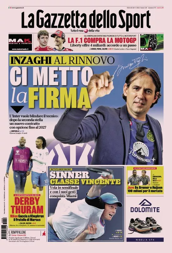 Prima-pagina-gazzetta-dello-sport-edizione-di-oggi-28-03-2024