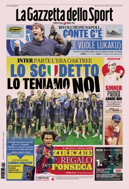 Prima-pagina-gazzetta-dello-sport-edizione-di-oggi-28-05-2024