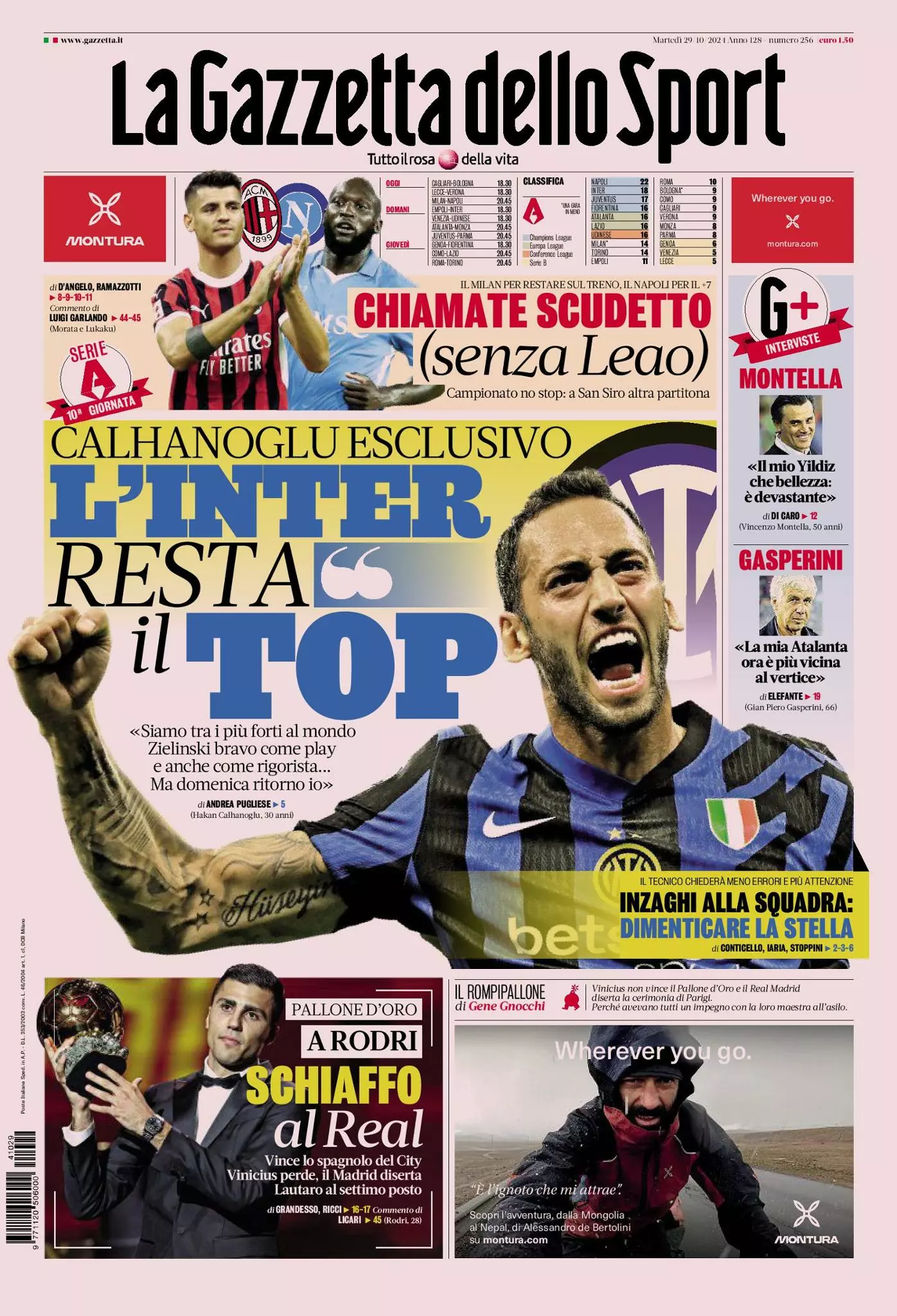 Prima-pagina-gazzetta-dello-sport-edizione-di-oggi-29-10-2024