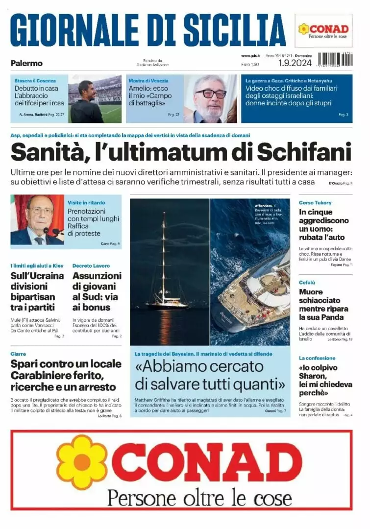 Prima-pagina-Giornale-di-Sicilia-edizione-di-oggi-01-09-2024