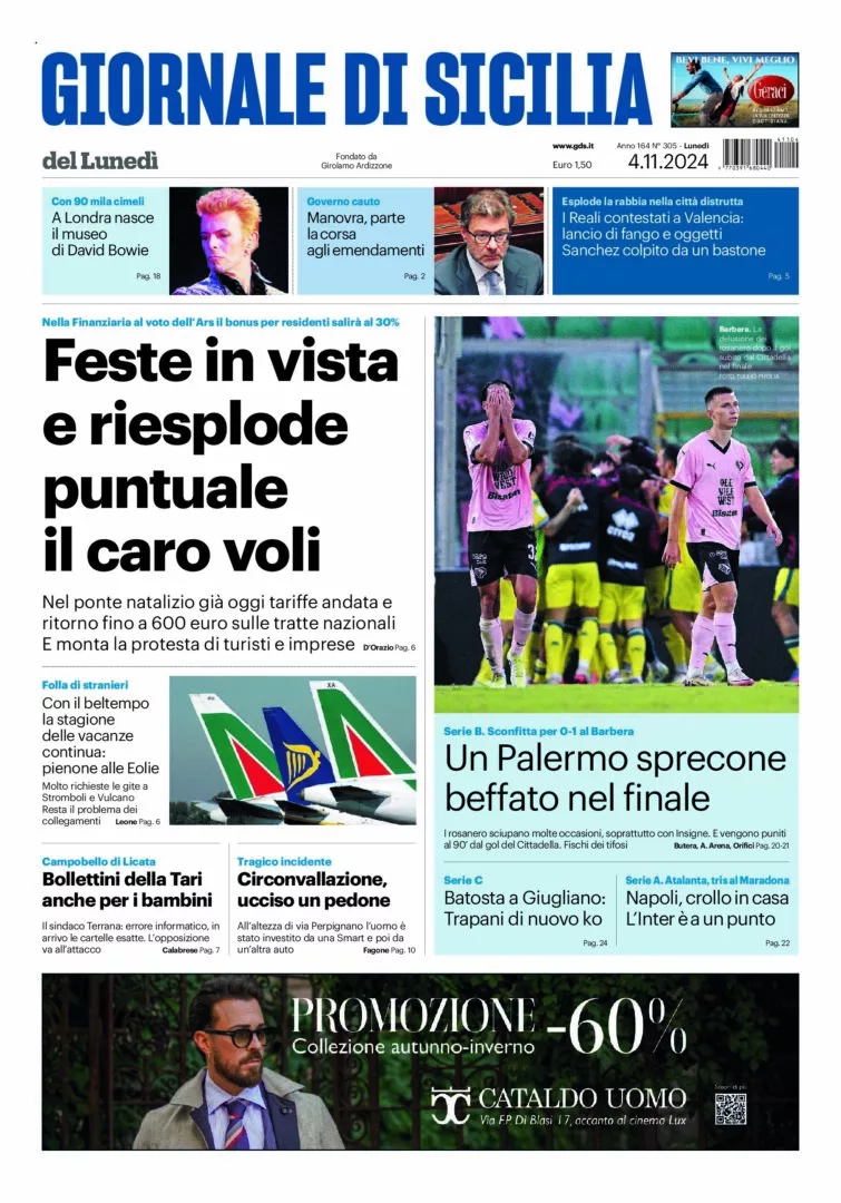 Prima-pagina-Giornale-di-Sicilia-edizione-di-oggi-04-11-2024