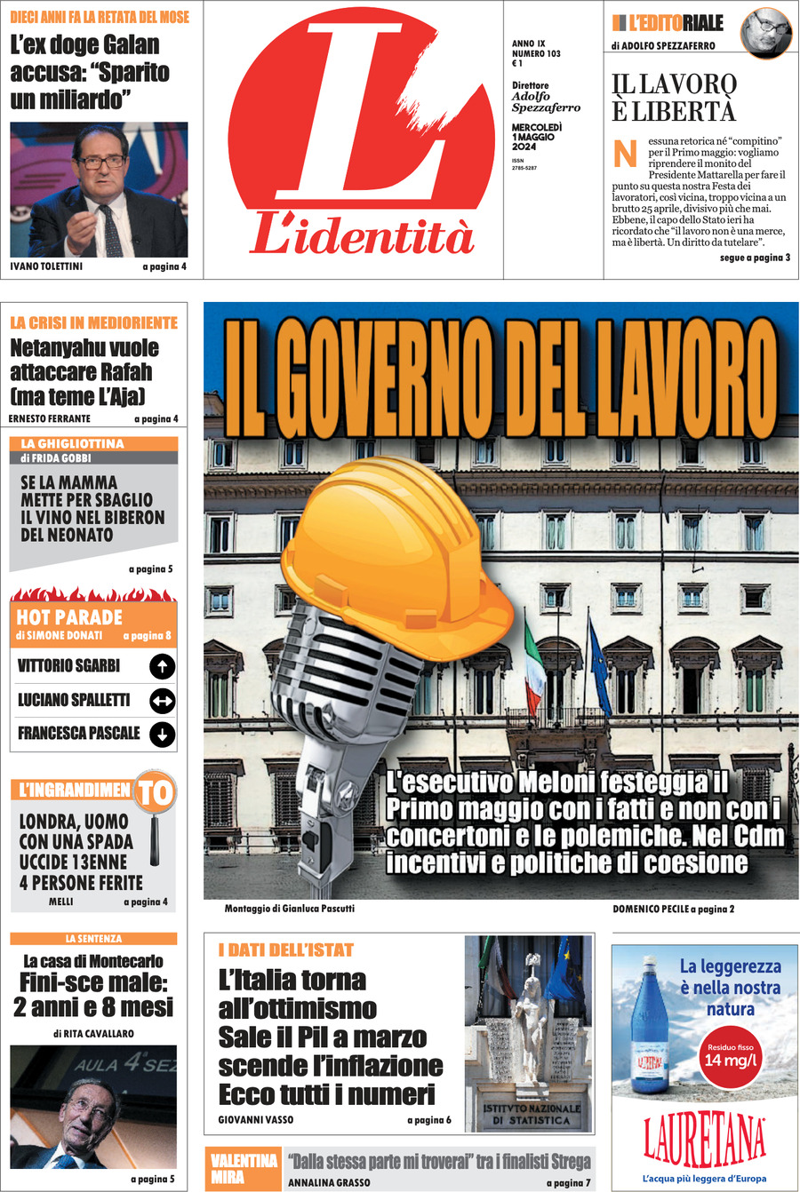 Prima-pagina-identita-edizione-di-oggi-01-05-2024