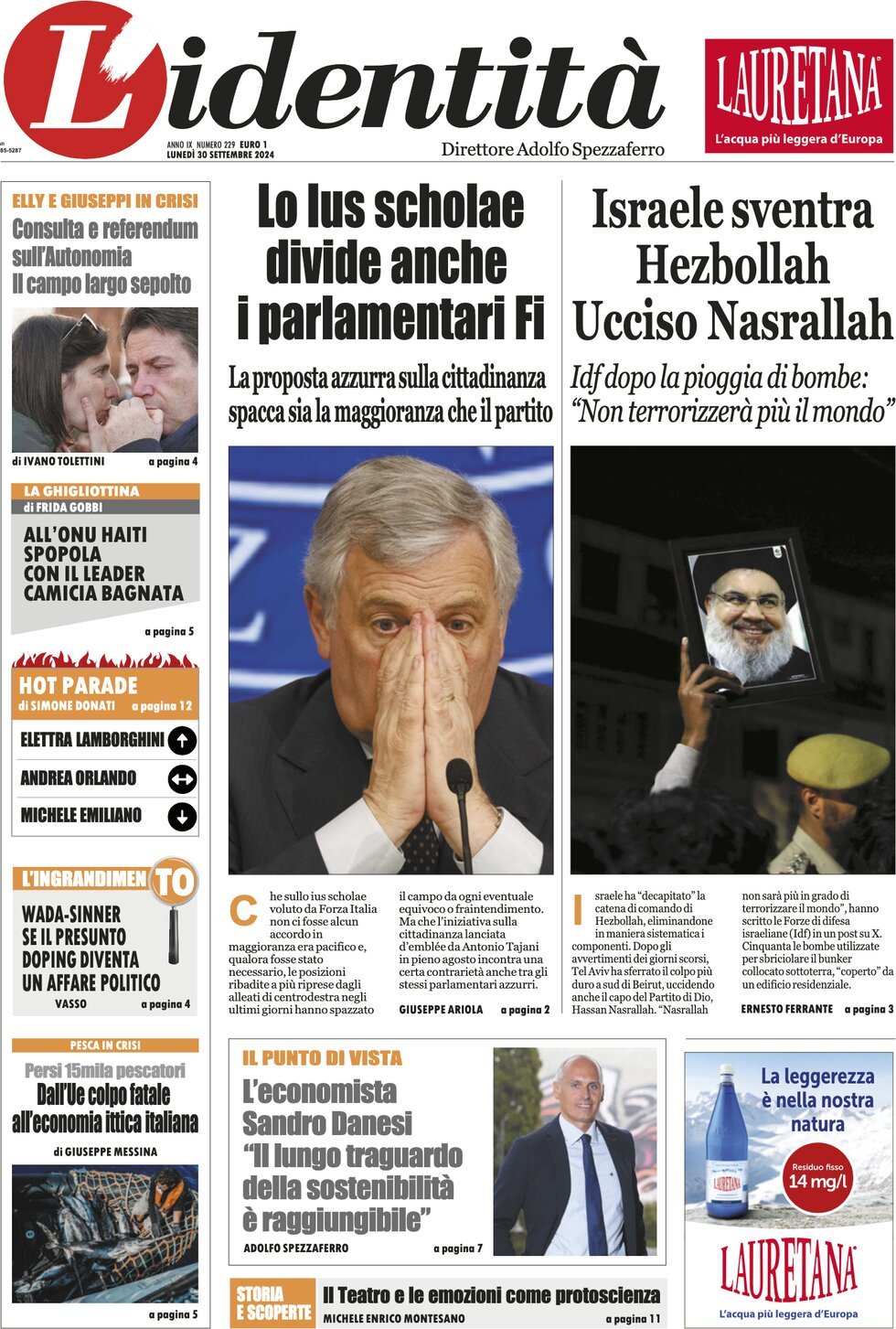 Prima-pagina-identita-edizione-di-oggi-01-10-2024