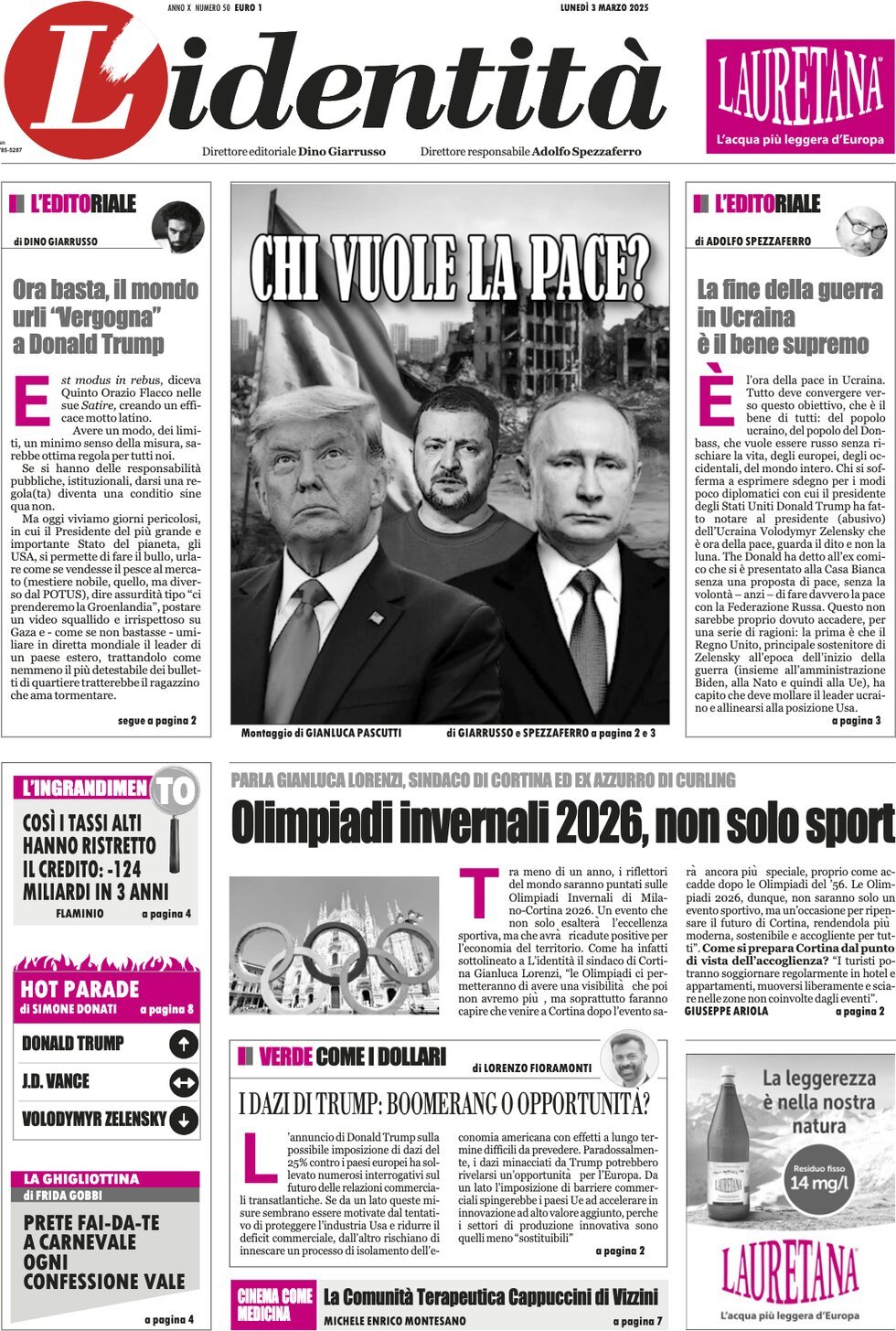 Prima-pagina-identita-edizione-di-oggi-03-03-2025